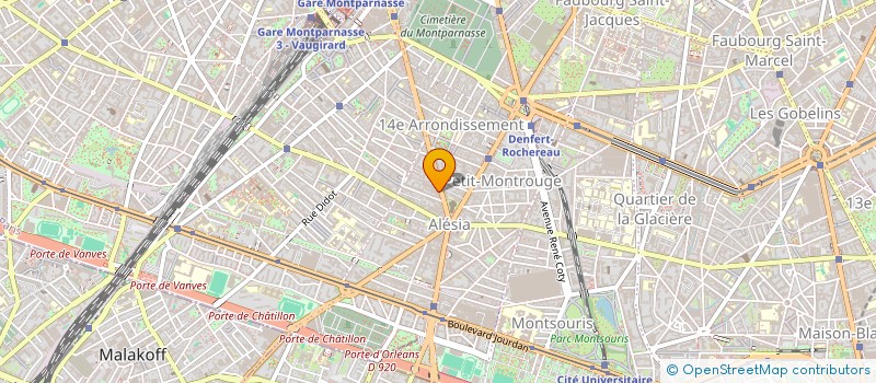 localisation de l'entreprise RMG - ARCHITECTES  PARIS