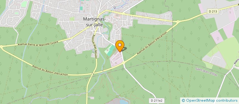 localisation de l'entreprise RMG.BTP à MARTIGNAS-SUR-JALLE