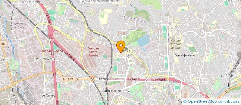 localisation de l'entreprise RMG CONSTRUCTION à MARSEILLE