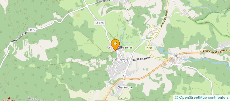 localisation de l'entreprise RMG EVENTS  SAINT-GENES-CHAMPANELLE