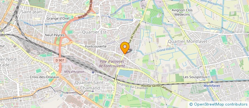 localisation de l'entreprise RMG PROVENCE  AVIGNON