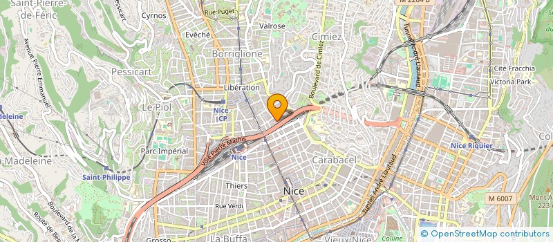 localisation de l'entreprise RMG SUD  NICE