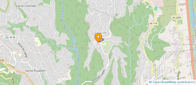 localisation de l'entreprise RMG TAXI  LA GAUDE