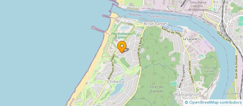 localisation de l'entreprise RMGH HOLDING  ANGLET