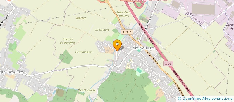 localisation de l'entreprise RMGL HOLDING  AIX-NOULETTE