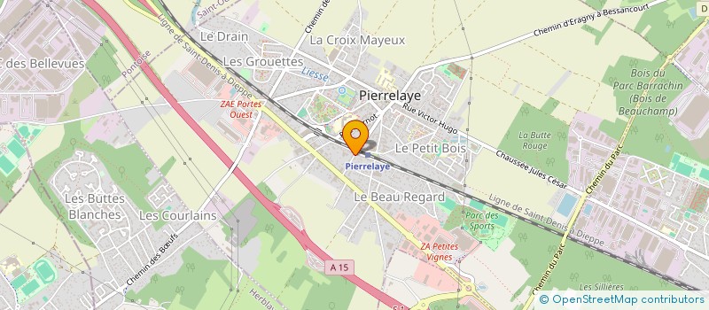 localisation de l'entreprise RMH  PIERRELAYE