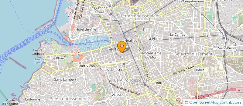 localisation de l'entreprise RMH IMPORT à MARSEILLE