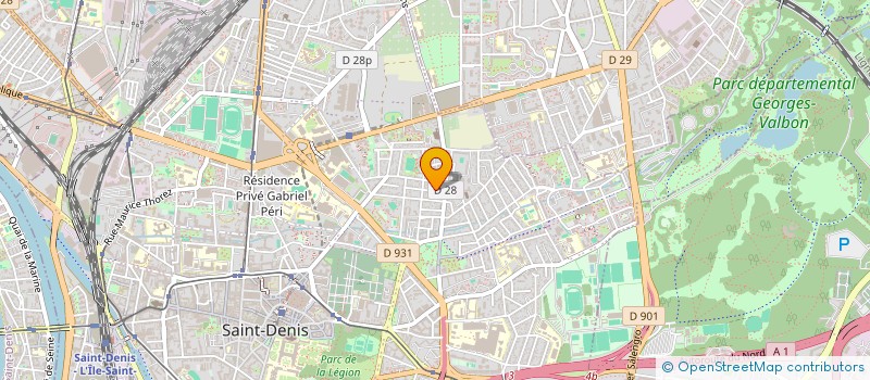 localisation de l'entreprise RMH IMPORT  SAINT-DENIS