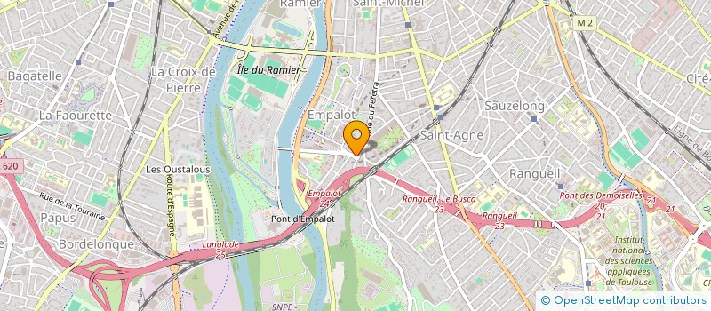 localisation de l'entreprise RMHB  LABEGE