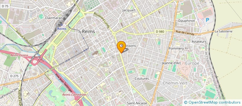 localisation de l'entreprise RMI  REIMS