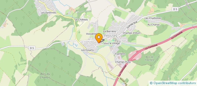 localisation de l'entreprise RMIONE  PELOUSEY