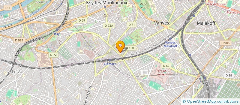 localisation de l'entreprise RMJ  VANVES