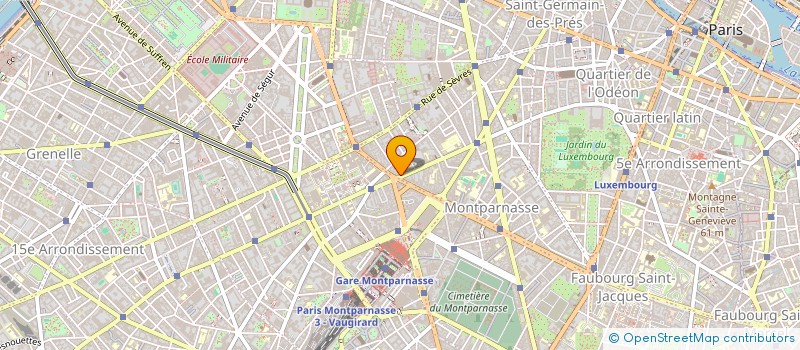 localisation de l'entreprise RMJ  PARIS