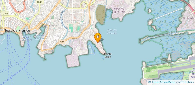 localisation de l'entreprise RMJ  FORT-DE-FRANCE