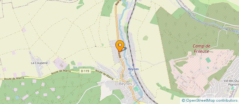 localisation de l'entreprise RMJ TRANSPORTS à BEYNES