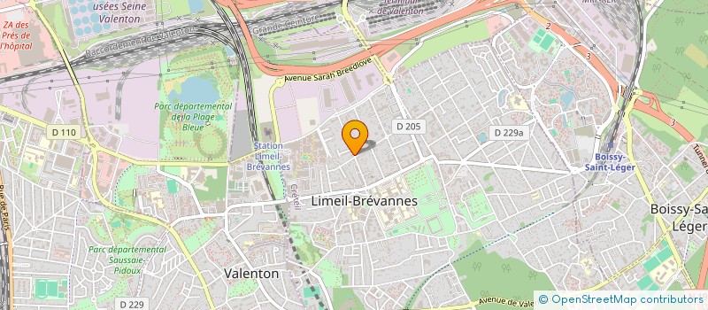 localisation de l'entreprise RMJM à LIMEIL-BREVANNES