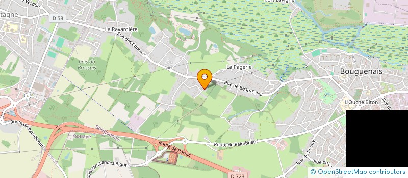 localisation de l'entreprise RMJP à BOUGUENAIS