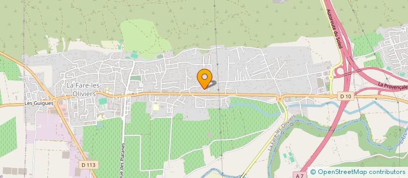 localisation de l'entreprise RMJP  LA FARE-LES-OLIVIERS