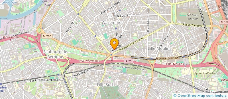 localisation de l'entreprise RMK  LILLE