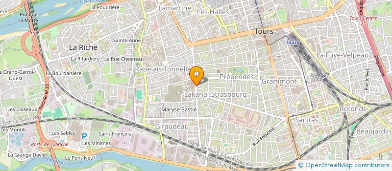 localisation de l'entreprise RMK  TOURS