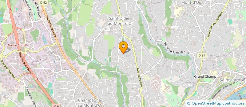 localisation de l'entreprise RMK IMMO  SAINT-DIDIER-AU-MONT-D OR
