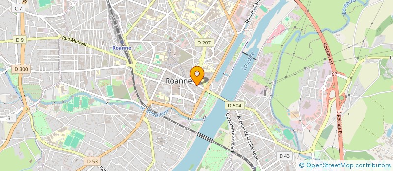 localisation de l'entreprise RMK IMMOBILIER à ROANNE