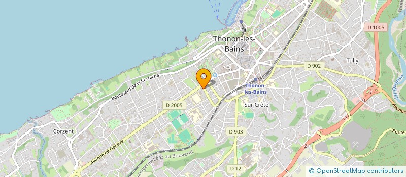 localisation de l'entreprise RMK TECH à THONON-LES-BAINS