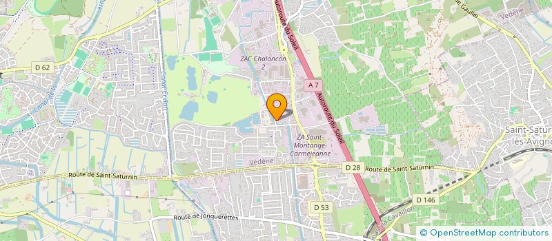 localisation de l'entreprise RML  VEDENE