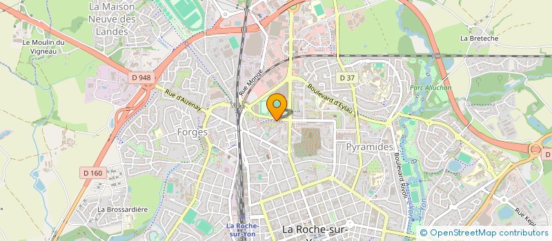 localisation de l'entreprise RML SERVICE à LA ROCHE-SUR-YON