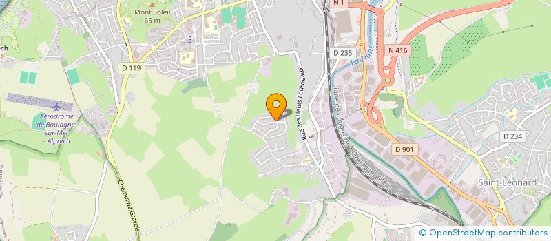 localisation de l'entreprise RMLA IMMO  OUTREAU