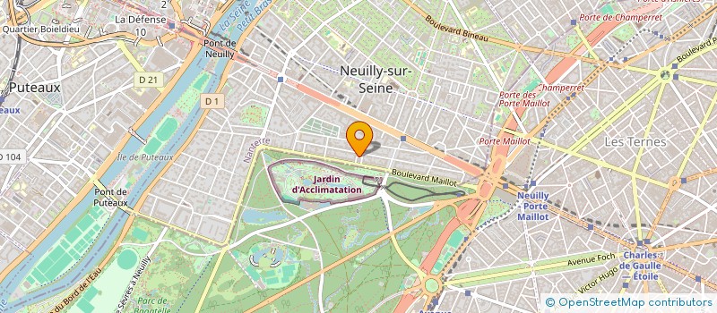 localisation de l'entreprise RMM à NEUILLY SUR SEINE