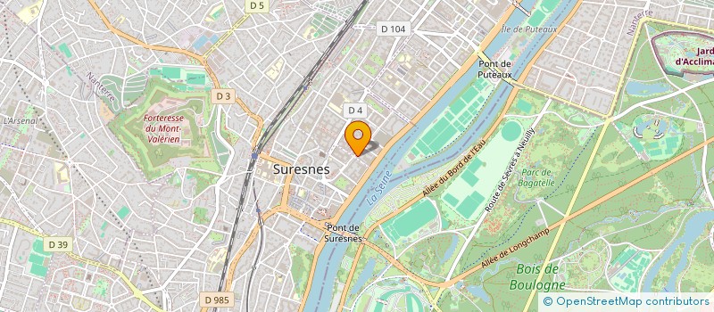 localisation de l'entreprise RMM IMMO 1 à SURESNES