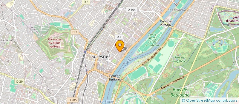localisation de l'entreprise RMM IMMO 2 à SURESNES