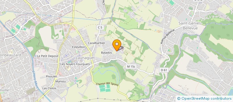 localisation de l'entreprise RMN à LAUNAGUET
