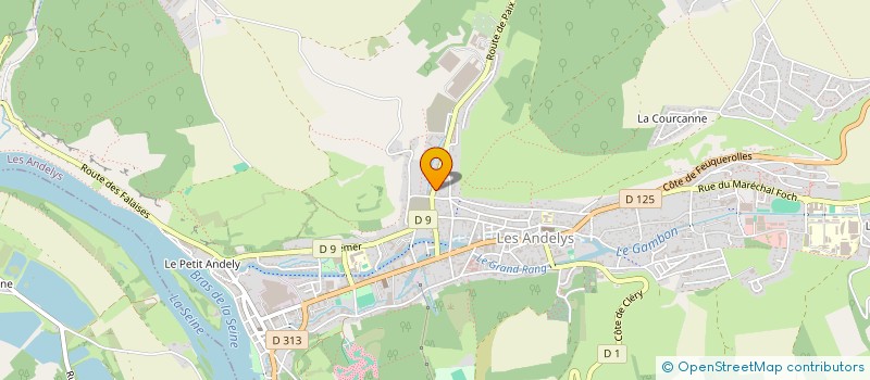 localisation de l'entreprise RMN  LES ANDELYS