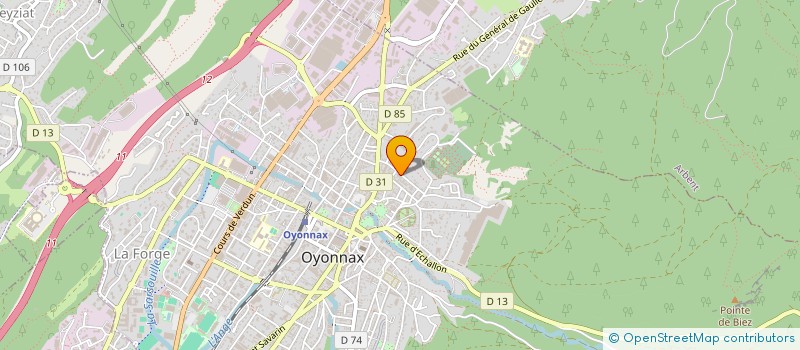 localisation de l'entreprise RMO à OYONNAX