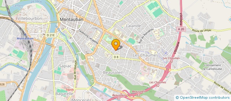 localisation de l'entreprise RMO à MONTAUBAN