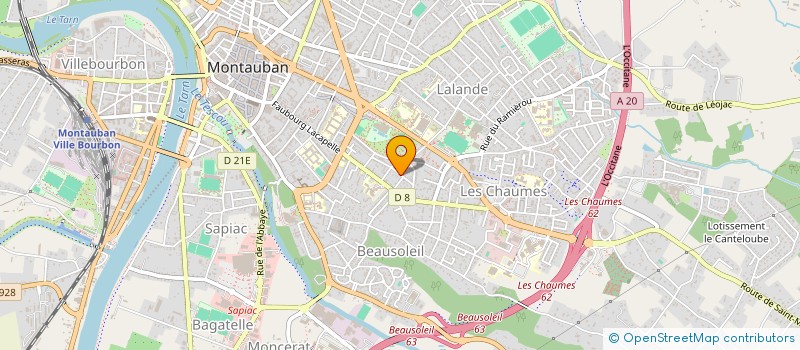 localisation de l'entreprise RMO IMMO  MONTAUBAN