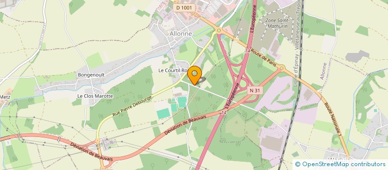 localisation de l'entreprise RMO21  ALLONNE