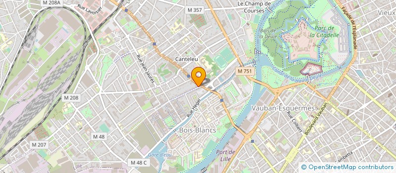 localisation de l'entreprise RMP à LILLE