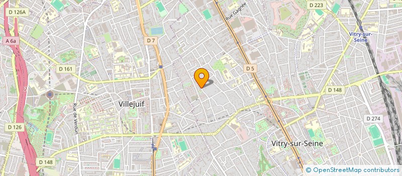 localisation de l'entreprise RMP  VITRY-SUR-SEINE