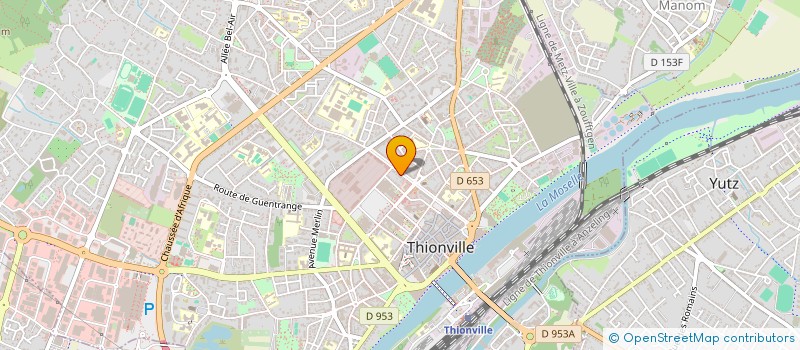 localisation de l'entreprise RMP à THIONVILLE