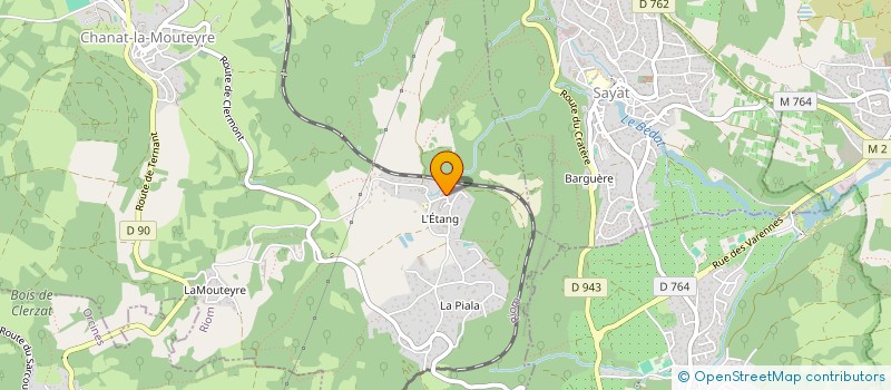 localisation de l'entreprise RMP  CHANAT-LA-MOUTEYRE