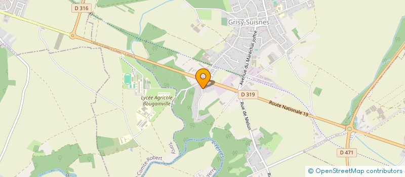 localisation de l'entreprise RMP FRANCILIEN  GRISY-SUISNES