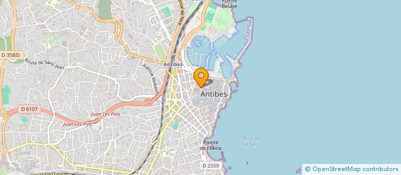 localisation de l'entreprise RMP MARINE  ANTIBES