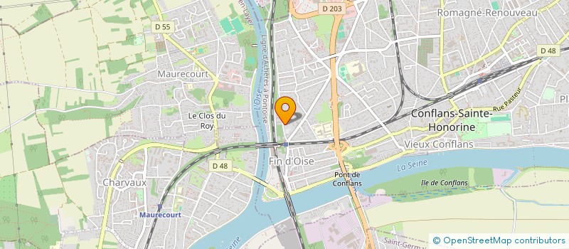 localisation de l'entreprise RMPB SAS  CONFLANS-SAINTE-HONORINE