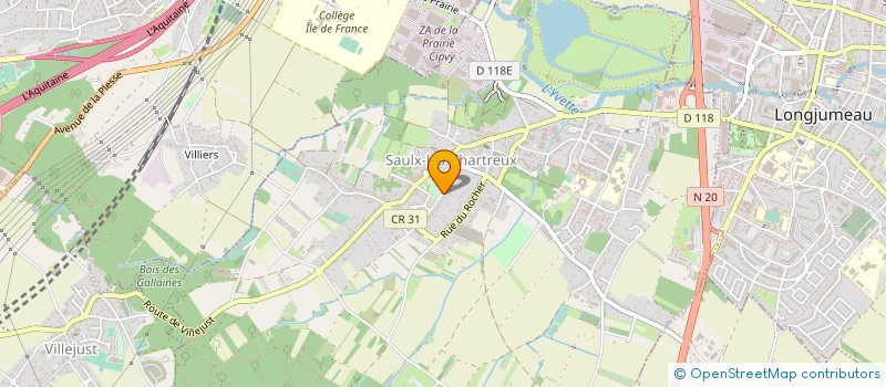 localisation de l'entreprise RMPOWER à VILLEBON-SUR-YVETTE