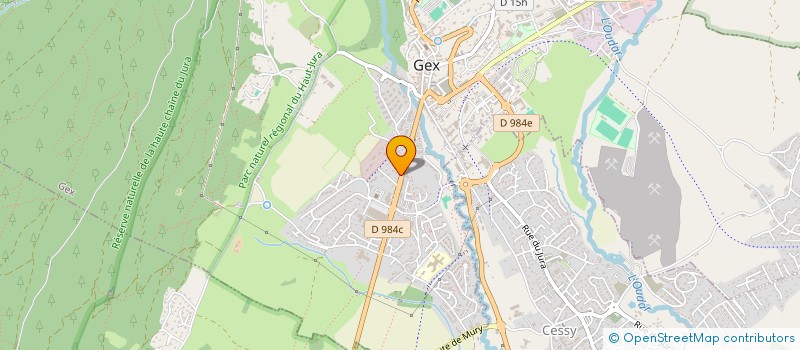 localisation de l'entreprise RMRWD à GEX