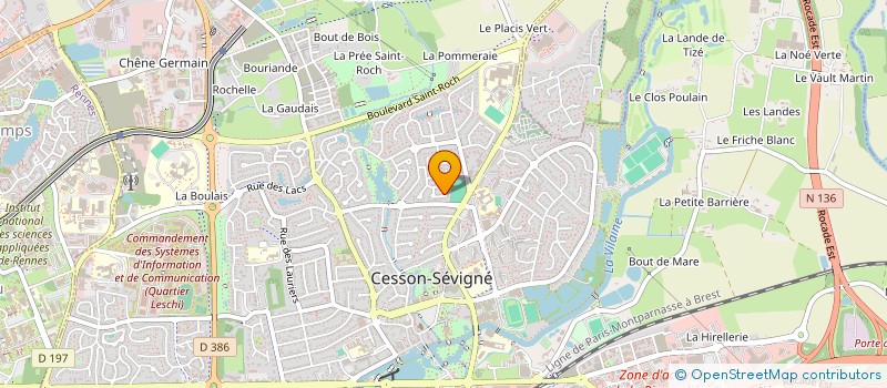 localisation de l'entreprise RMS 35, RENOVATION & MULTI SERVICES à CESSON-SEVIGNE