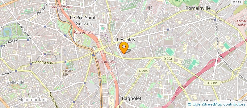 localisation de l'entreprise RMS à LES LILAS
